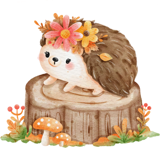 autumn hedgehog